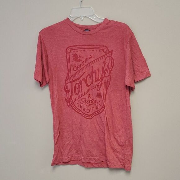 TORCHY'S TACOS Damn Good Red T-Shirt - Size Large - Picture 1 of 3